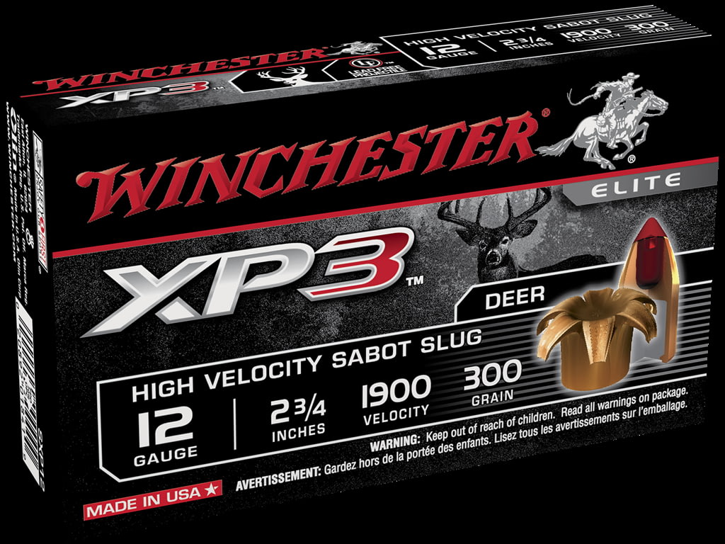 Winchester XP3 12 Gauge 300 grain 2.75" Centerfire Shotgun Slug Ammunition