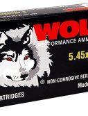 Wolf 545BFMJ PolyFormance 5.45x39mm 60 Gr Full Metal Jacket (FMJ) 30 Bx/ 25 Cs